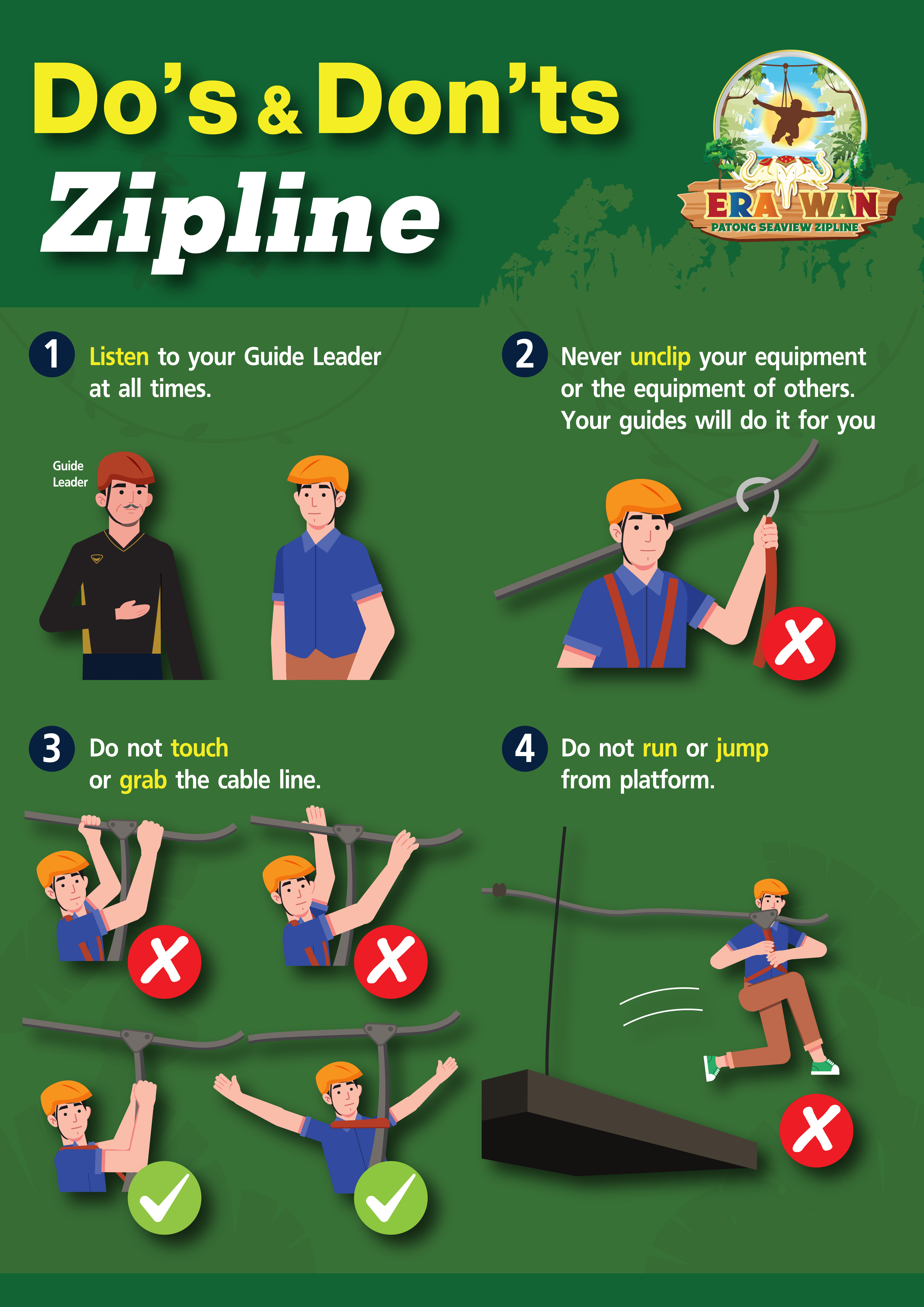 Erawan EP3 Zipline 12 Platforms