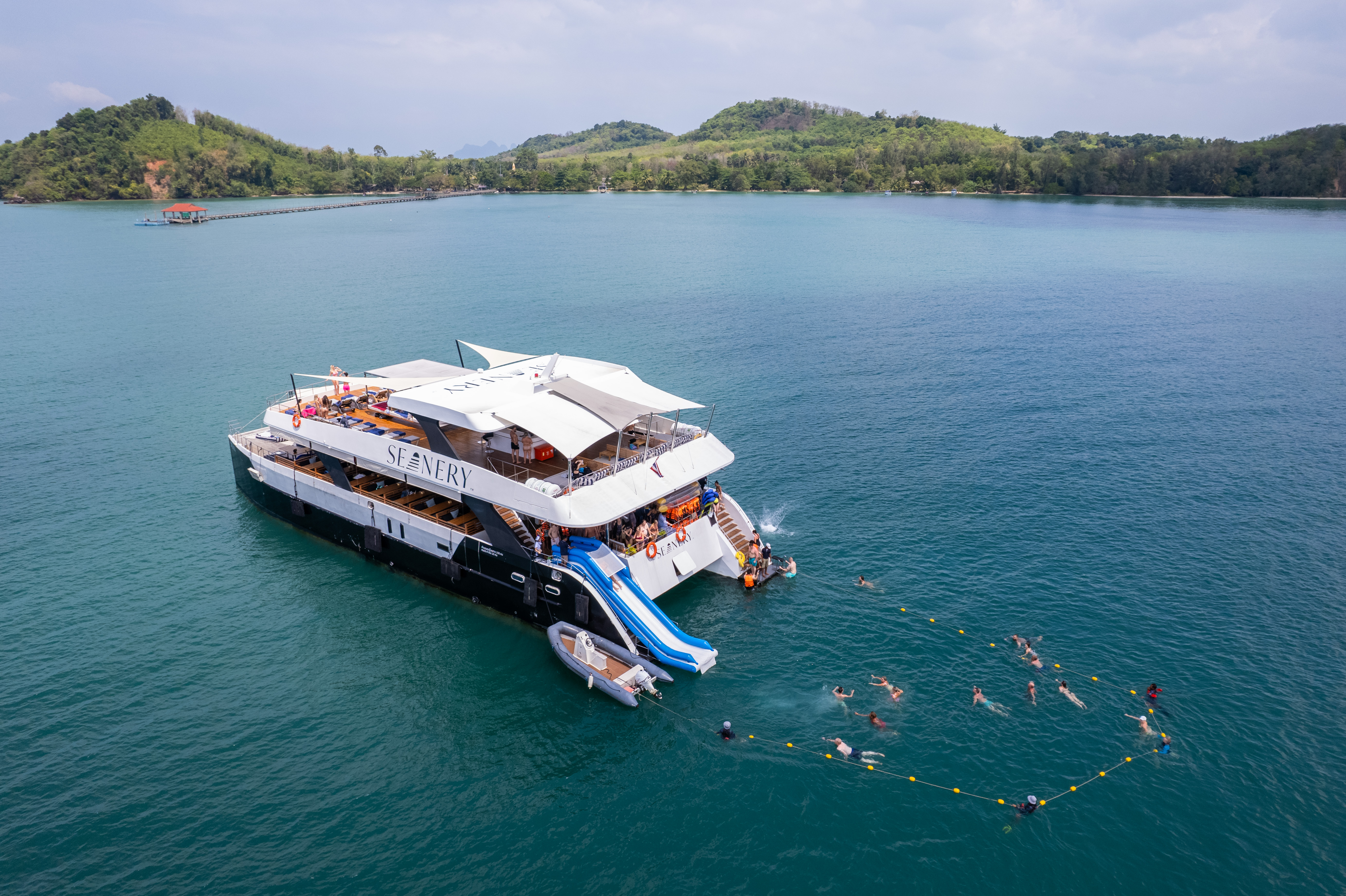 Luxury Boat to James Bond Islands with Lunch and Sunset Dinner